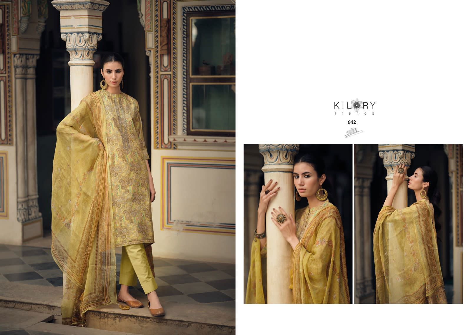 Tesoro By Kilory Trendz 641-648 Cotton Dress Material Catalog